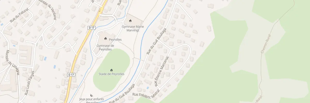 Plan du 90 Rue du Gue Bouliaga à Leynhac