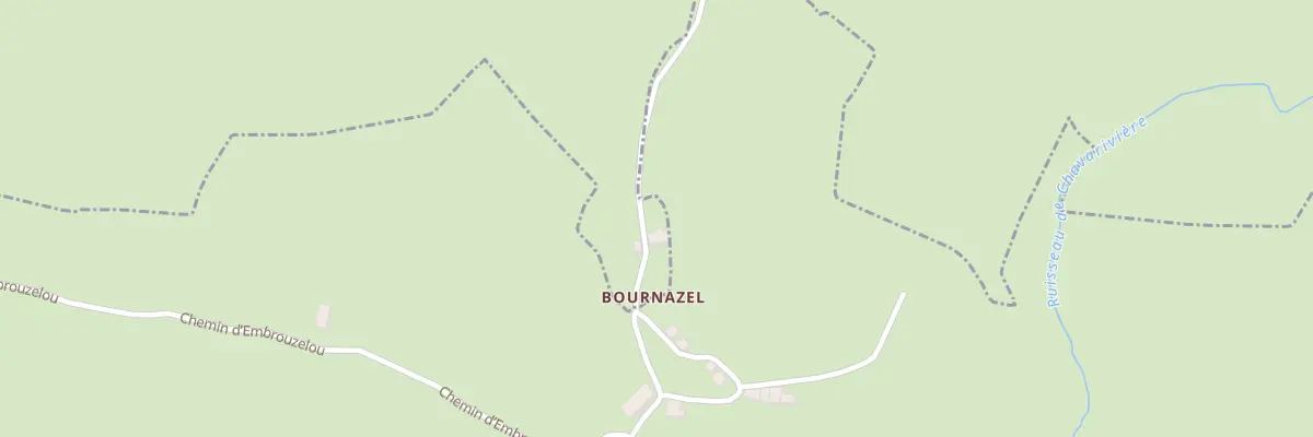Plan du 5235 Bournazel à Saint-Martin-Valmeroux