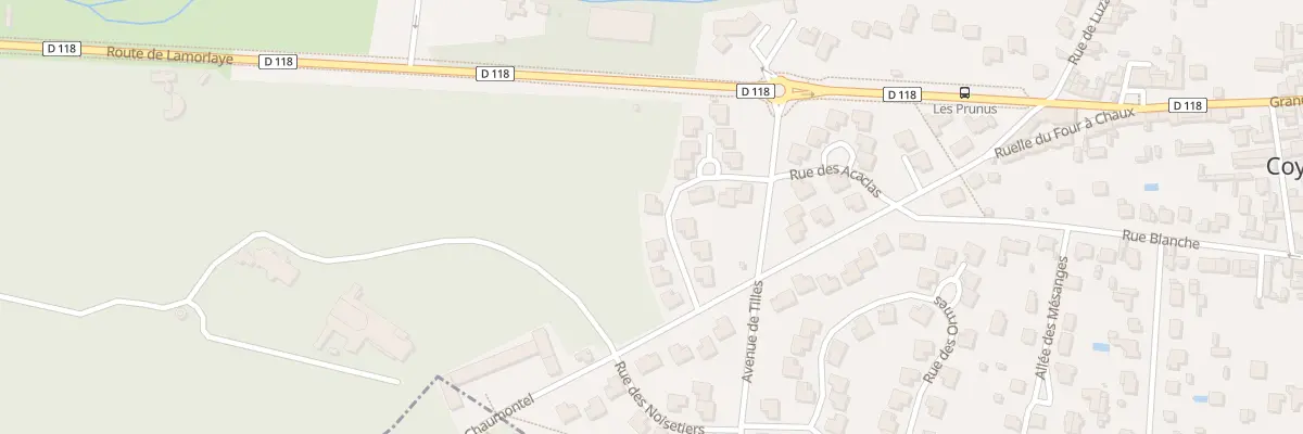 Plan du 12 Rue des Hetres à Coye-la-Forêt