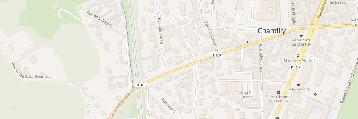 Plan du 24 Rue de Gouvieux à Chantilly