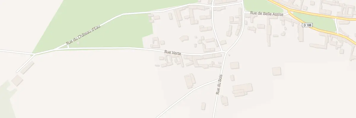 Plan du 5 Rue Verte à Villers-Tournelle