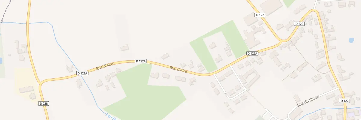 Plan du 26 Rue d’Aire à Thiennes
