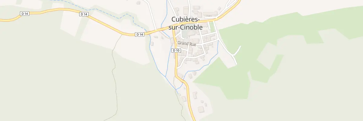 Plan du 59 Le Village à Cubières-sur-Cinoble