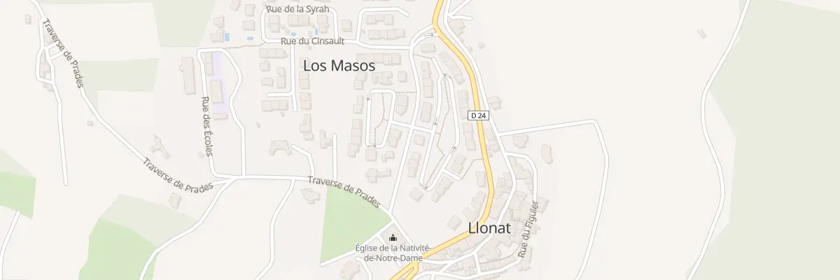 Plan du 1 Rue du Carignan à Los Masos