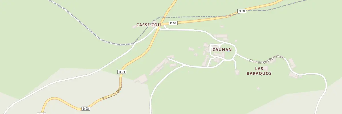 Plan du 20 Rue de Caunan à Cambounès