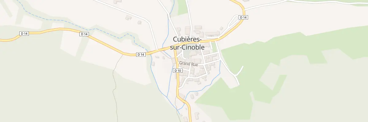 Plan du 8 Le Village à Cubières-sur-Cinoble