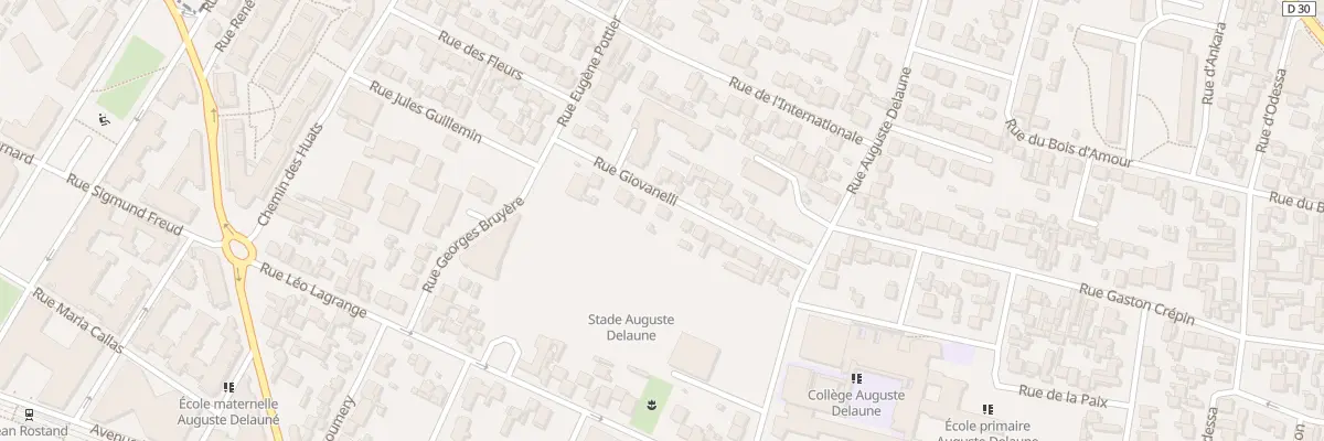 Plan du 19 Rue Giovanelli à Bobigny