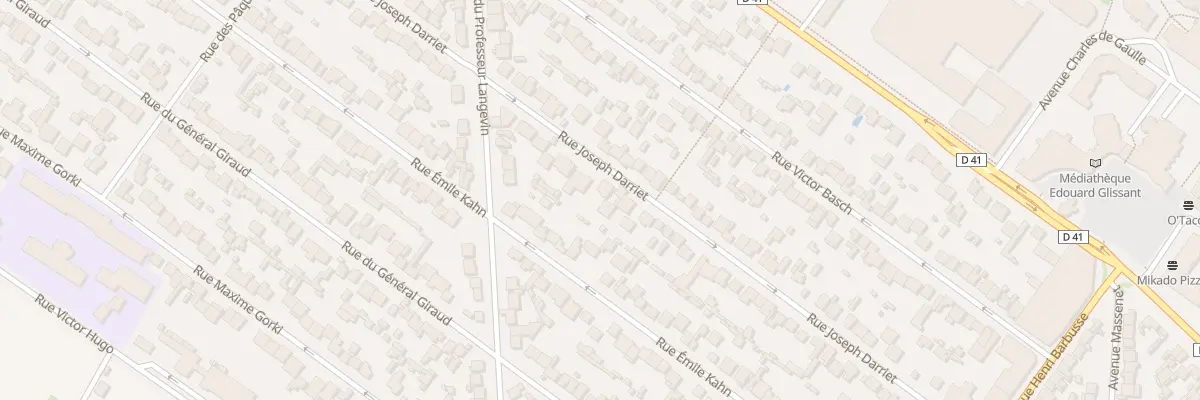 Plan du 61 Rue Joseph Darriet au Blanc-Mesnil