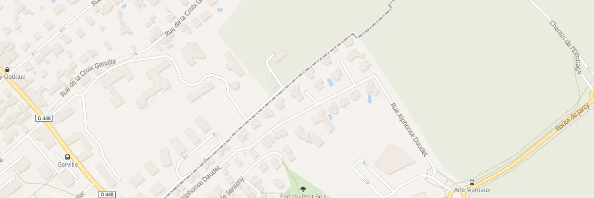 Plan du 30 Rue Alphonse Daudet à Étiolles