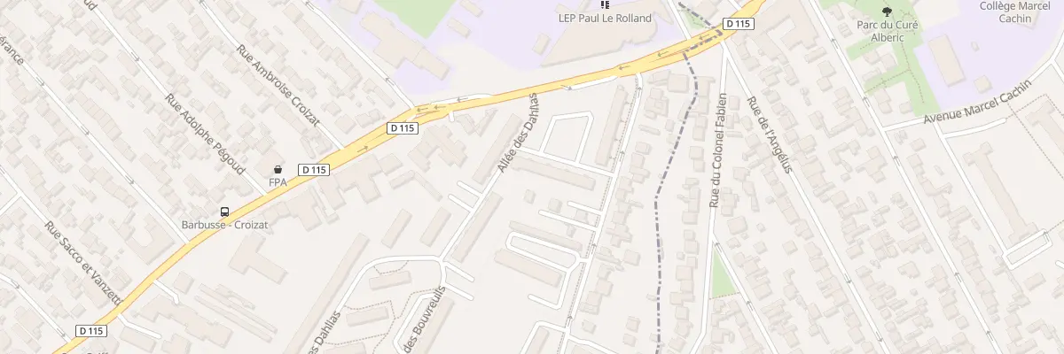 Plan du 3 All Des Dalhias à Drancy
