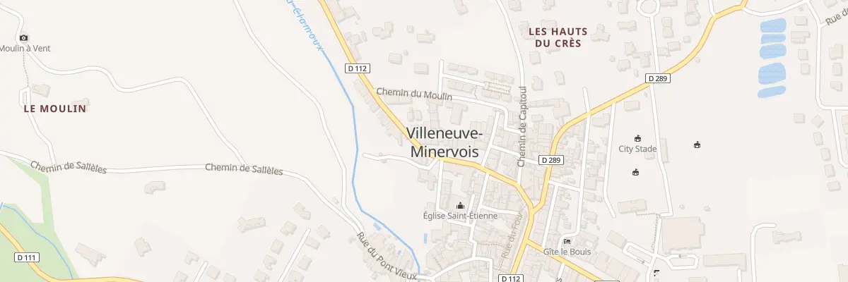 Plan du 6 Rte de l’Aven à Villeneuve-Minervois
