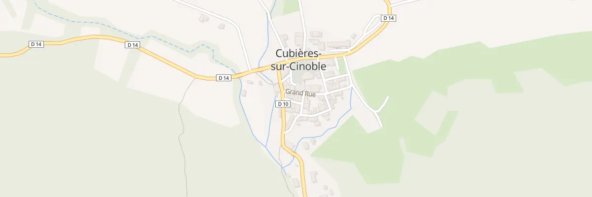 Plan du 5 Le Village à Cubières-sur-Cinoble
