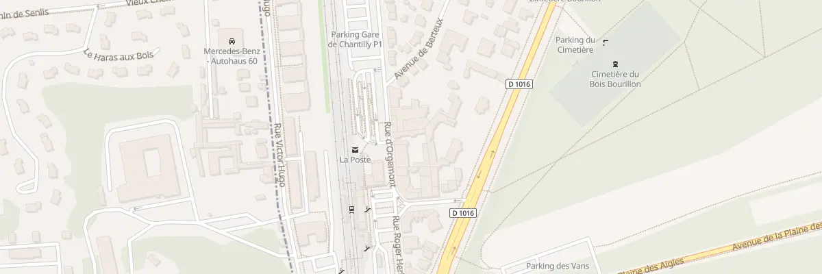 Plan du 8 Rue d’Orgemont à Chantilly