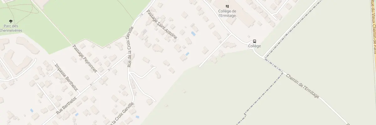 Plan du 22Q Che de l’Ermitage à Soisy-sur-Seine