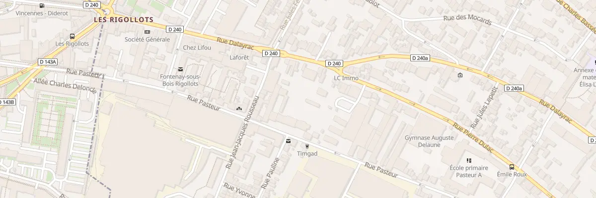 Plan du 87 Rue Dalayrac à Fontenay-sous-Bois