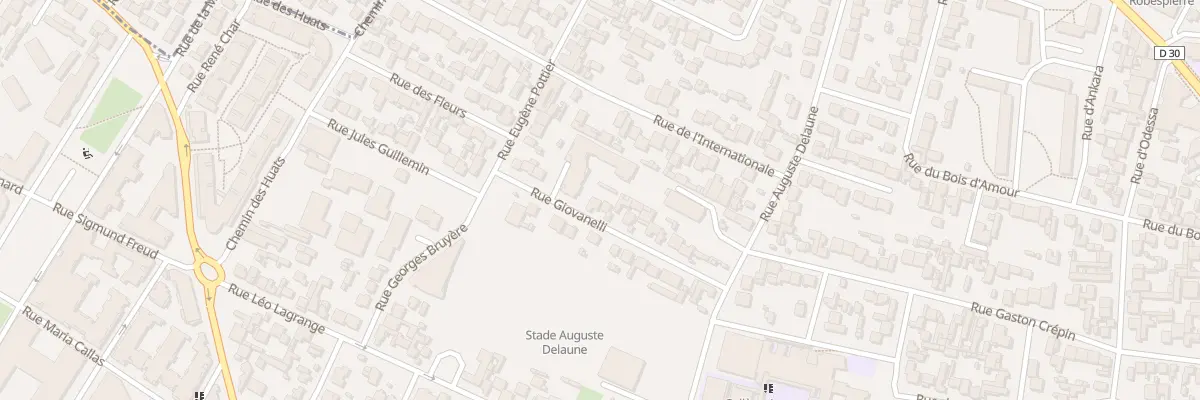 Plan du 22 Rue Giovanelli à Bobigny