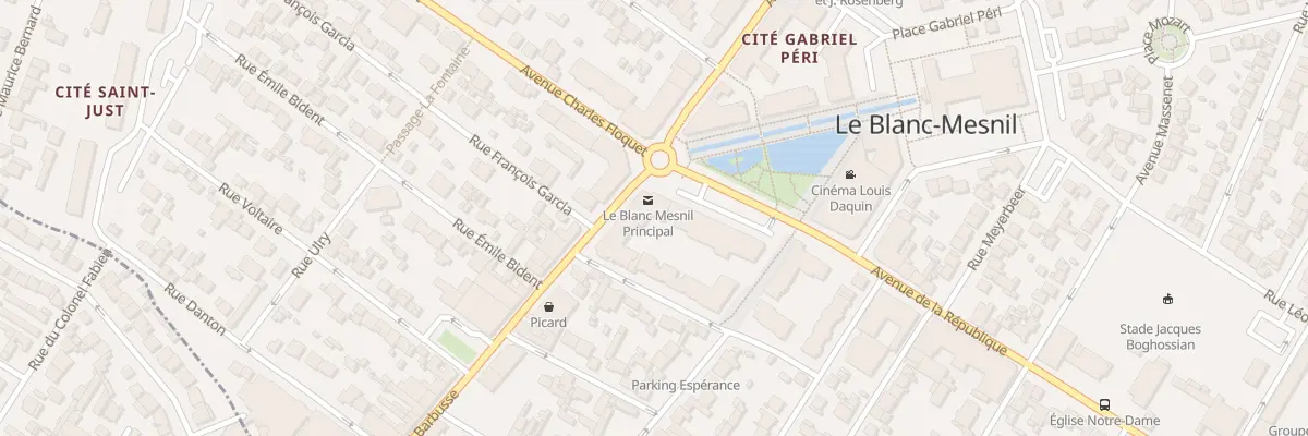 Plan du 7 Rue Marcel Deboffe au Blanc-Mesnil