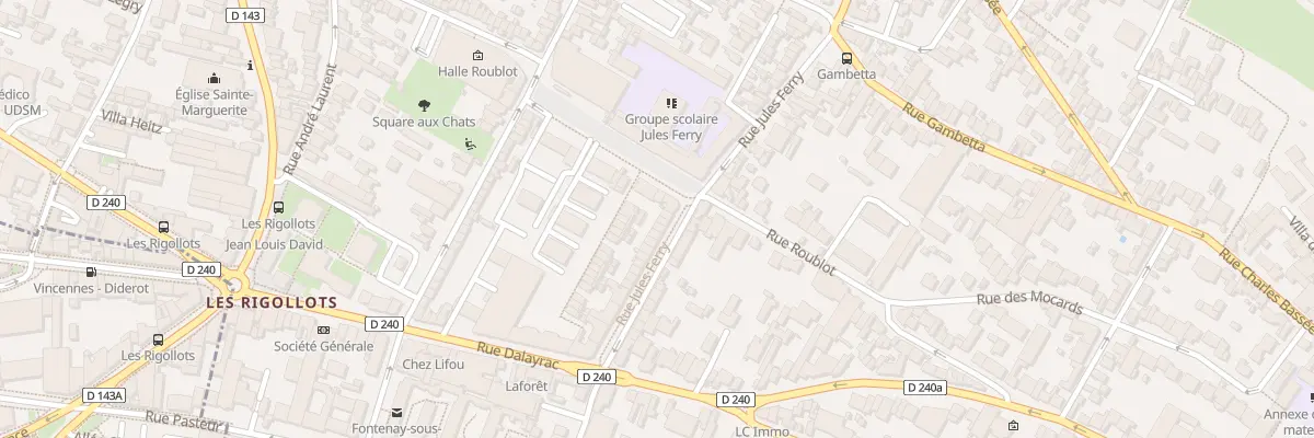 Plan du 27 Rue Jules Ferry à Fontenay-sous-Bois