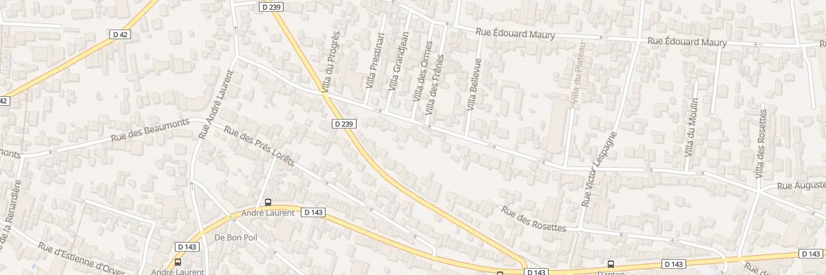 Plan du 229 Rue des Moulins à Fontenay-sous-Bois