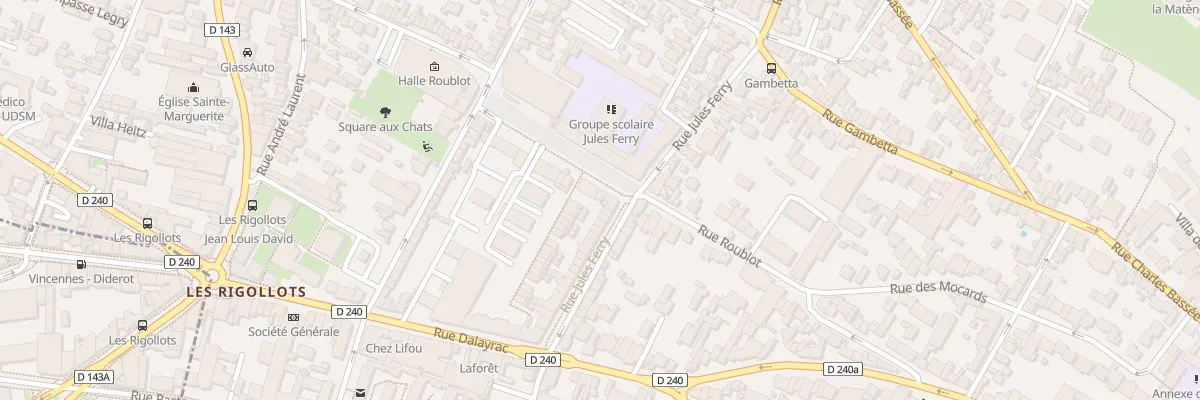 Plan du 51 Rue Roublot à Fontenay-sous-Bois