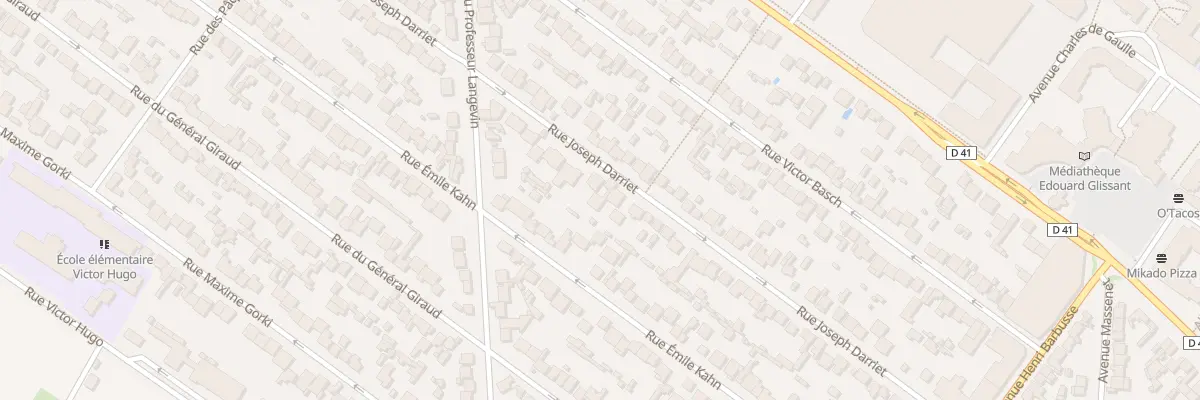 Plan du 59 Rue Joseph Darriet au Blanc-Mesnil