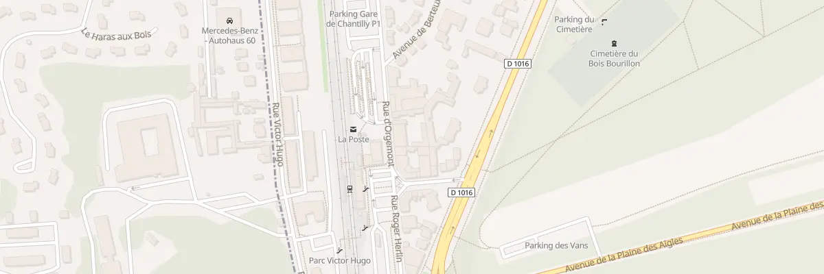 Plan du 6 Rue d’Orgemont à Chantilly