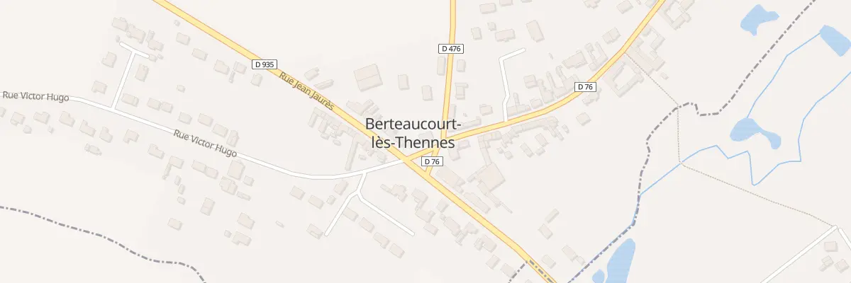 Plan du 5097 Rue du Poilu à Berteaucourt-lès-Thennes