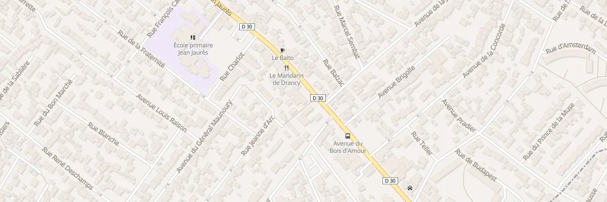 Plan du 226 Av Jean Jaures à Drancy