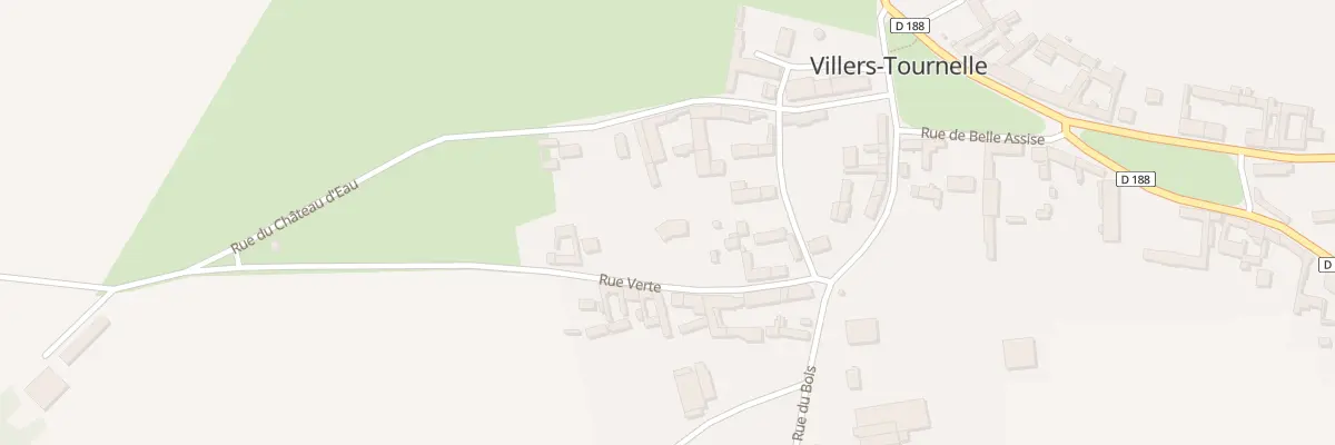 Plan du 6 Rue Verte à Villers-Tournelle