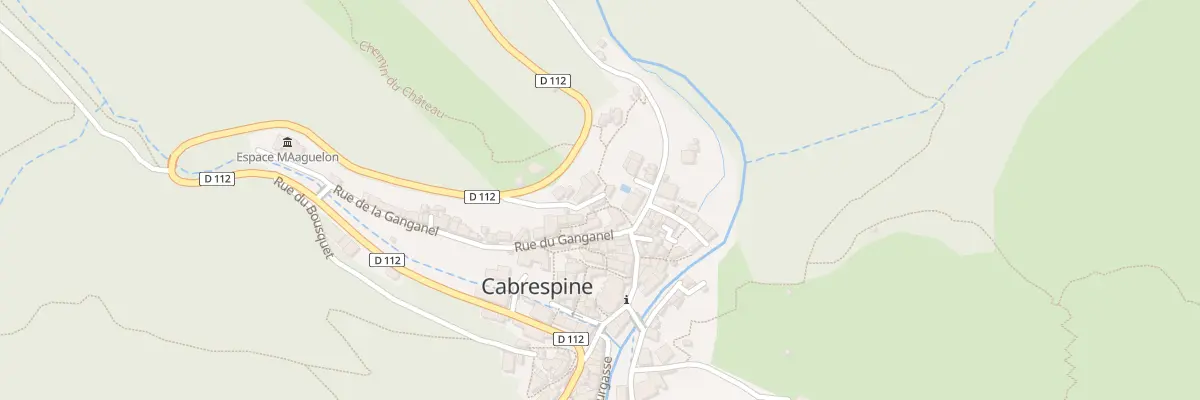 Plan du 1 Vc Quartier de Laviale à Cabrespine