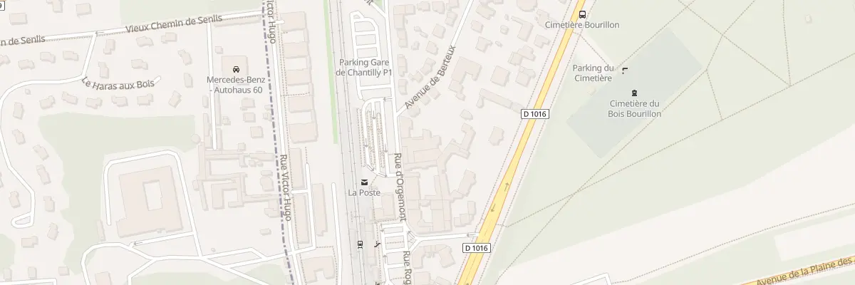 Plan du 10 Rue d’Orgemont à Chantilly