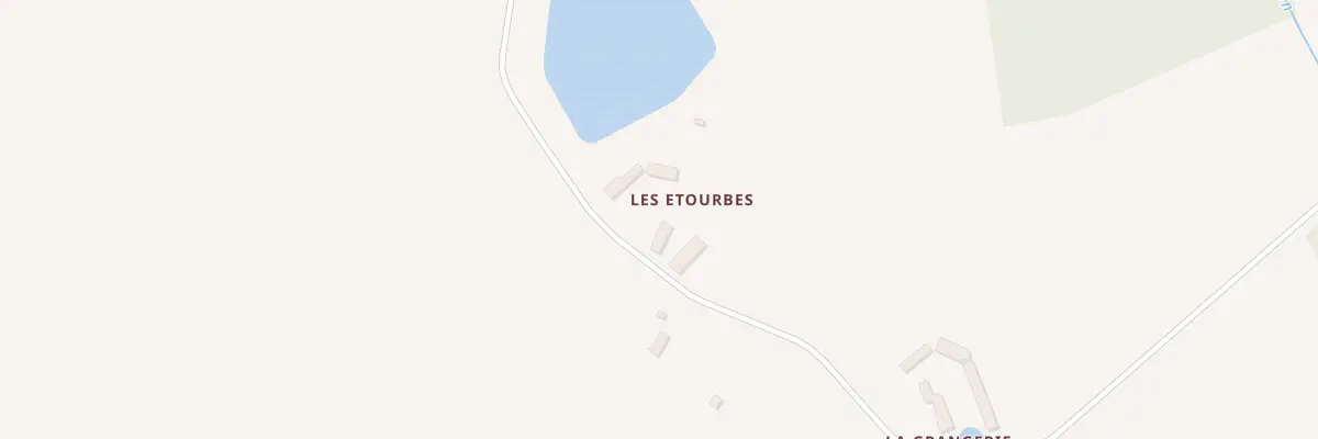 Plan du 990 Che des Etourbes à Coullons