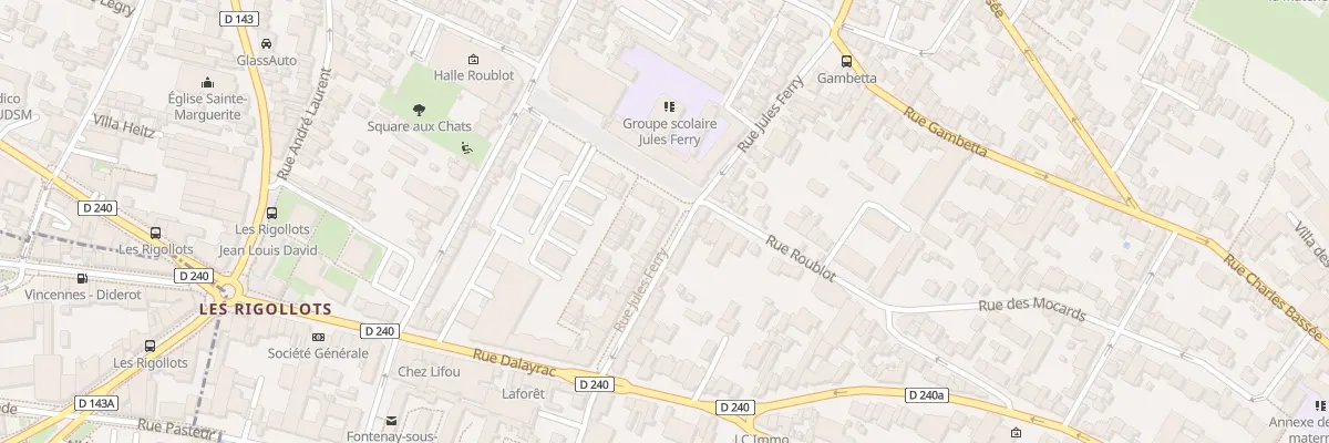 Plan du 29 Rue Jules Ferry à Fontenay-sous-Bois
