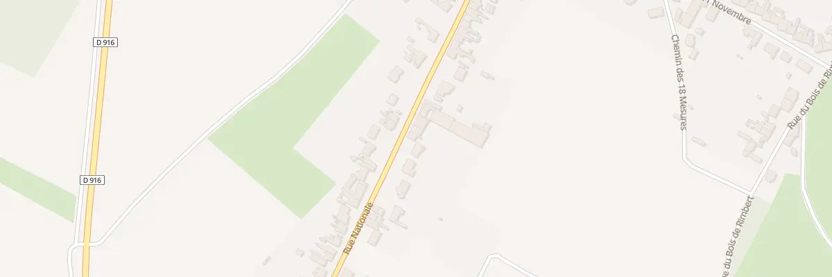 Plan du 7 Rue Nationale à Burbure
