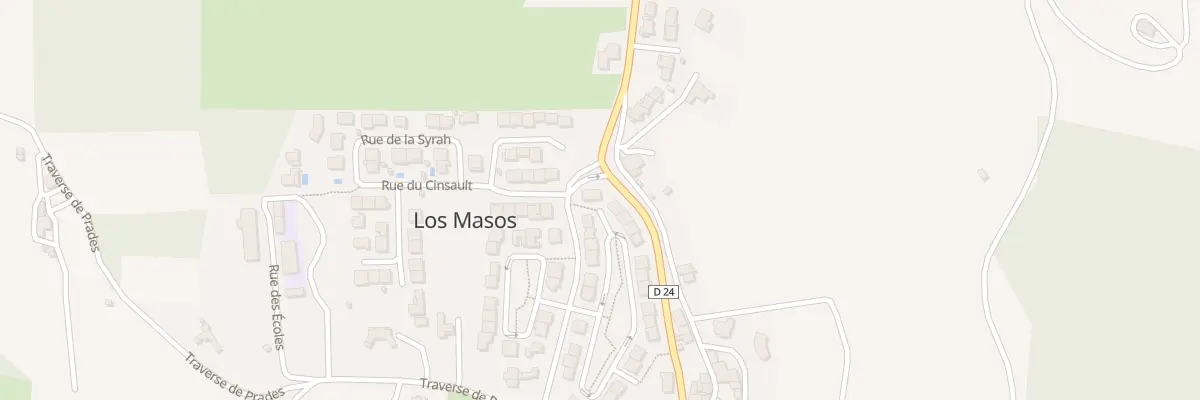 Plan du 24 Rue du Carignan à Los Masos