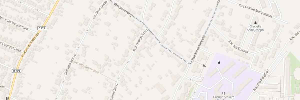 Plan du 54 Rue George Sand à Villeneuve-Saint-Georges
