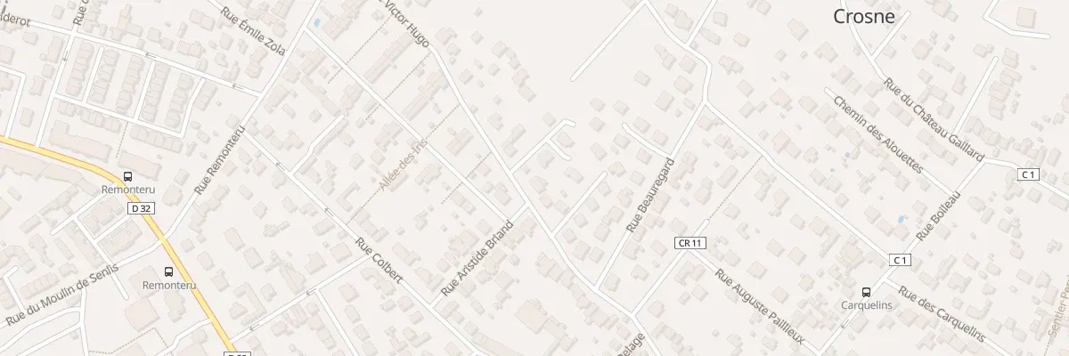 Plan du 60 Rue Victor Hugo à Crosne