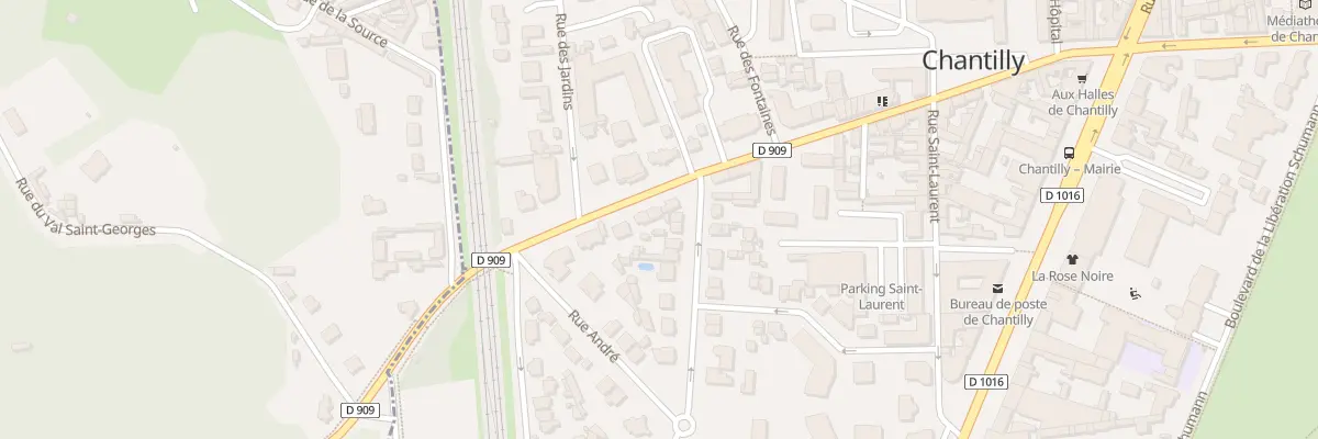 Plan du 37 Rue de Gouvieux à Chantilly