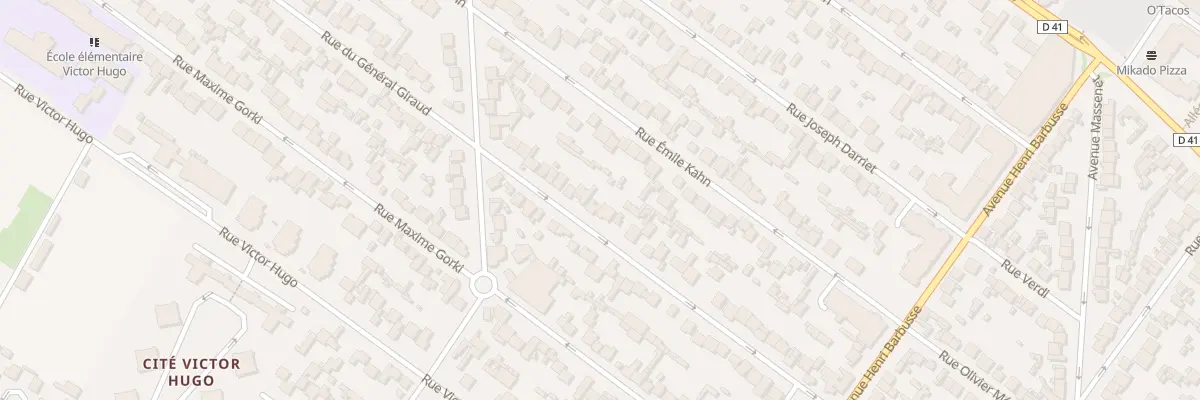 Plan du 34 Rue du Gen Giraud au Blanc-Mesnil