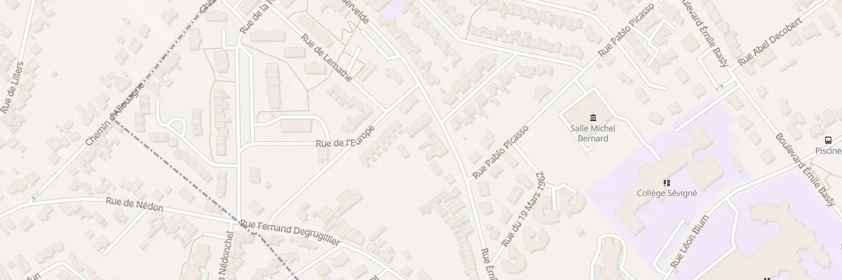Plan du 103 Rue Emile Vandervelde à Auchel