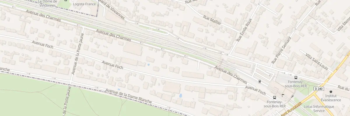 Plan du 17 Av des Charmes à Fontenay-sous-Bois