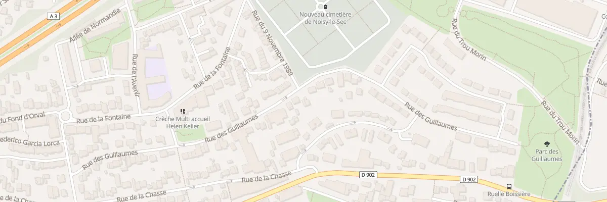 Plan du 96 Rue des Guillaumes à Noisy-le-Sec