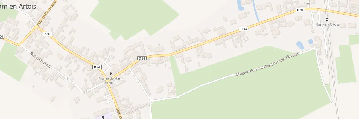 Plan du 20 Rue de la Gare à Ham-en-Artois