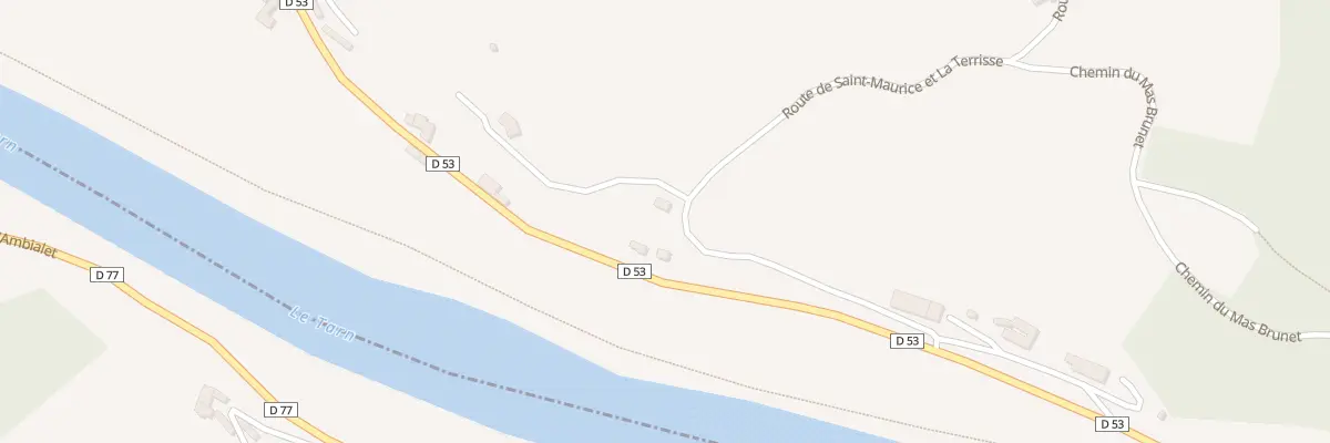 Plan du 5081 Saint Maurice et La Teriss à Cadix