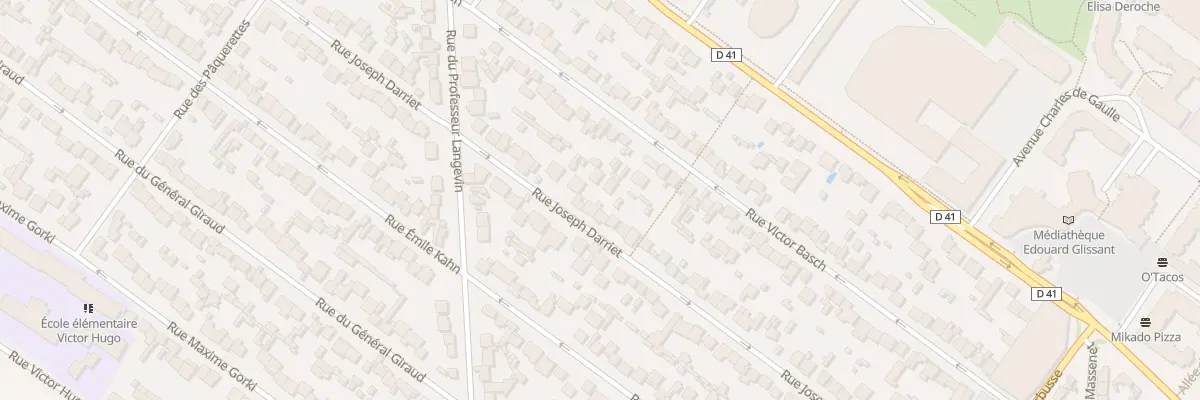 Plan du 62 Rue Joseph Darriet au Blanc-Mesnil