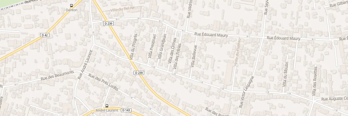 Plan du 196 Rue des Moulins à Fontenay-sous-Bois