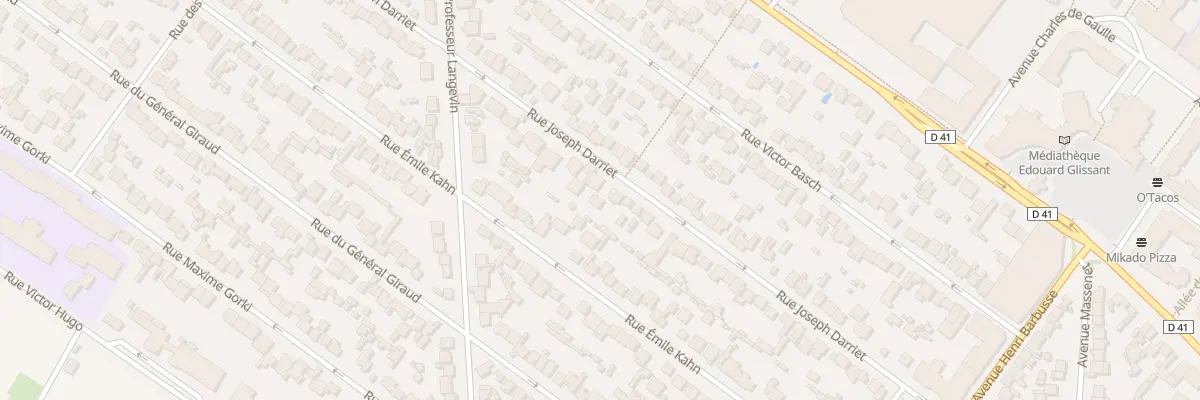 Plan du 55 Rue Joseph Darriet au Blanc-Mesnil
