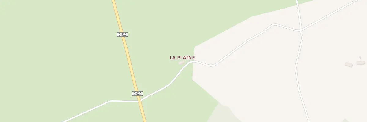 Plan du 5033 La Plaine à Lafeuillade-en-Vézie