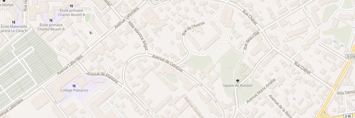 Plan du 63 Av de Ceinture à Créteil