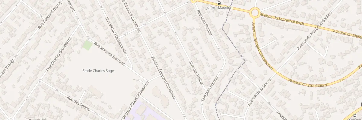 Plan du 62 Rue Des Poilus à Drancy
